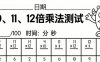 三年级 10、11、12 乘法口算题卡（100 道）| 高清可打印 PDF 速算测试