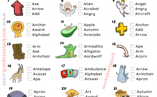 趣味英语启蒙好帮手：Alphabet Words Picture Quiz 字母图文测验介绍