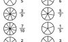 分数涂色练习｜小学分数启蒙可打印 PDF，直观理解分数概念