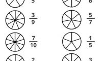 分数涂色练习｜小学分数启蒙可打印 PDF，直观理解分数概念