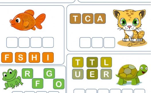 宠物主题字母排序练习|Pets 趣味单词拼写启蒙可打印 PDF