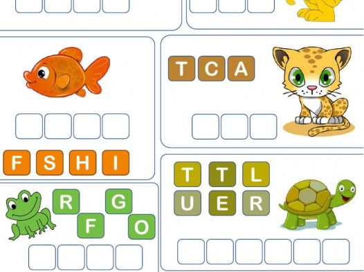 宠物主题字母排序练习｜Pets 趣味单词拼写启蒙可打印 PDF